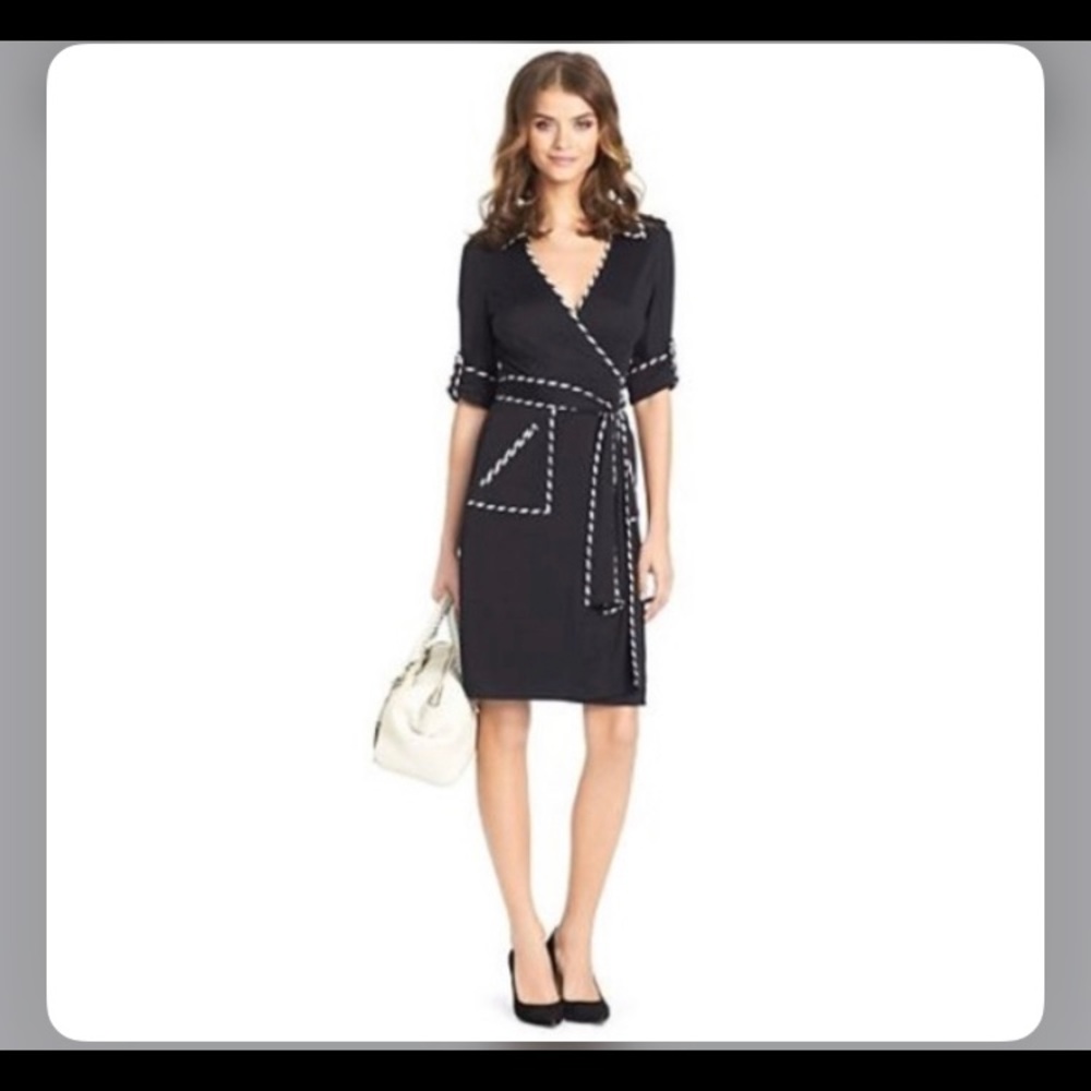 DVF Faith wrap dress.